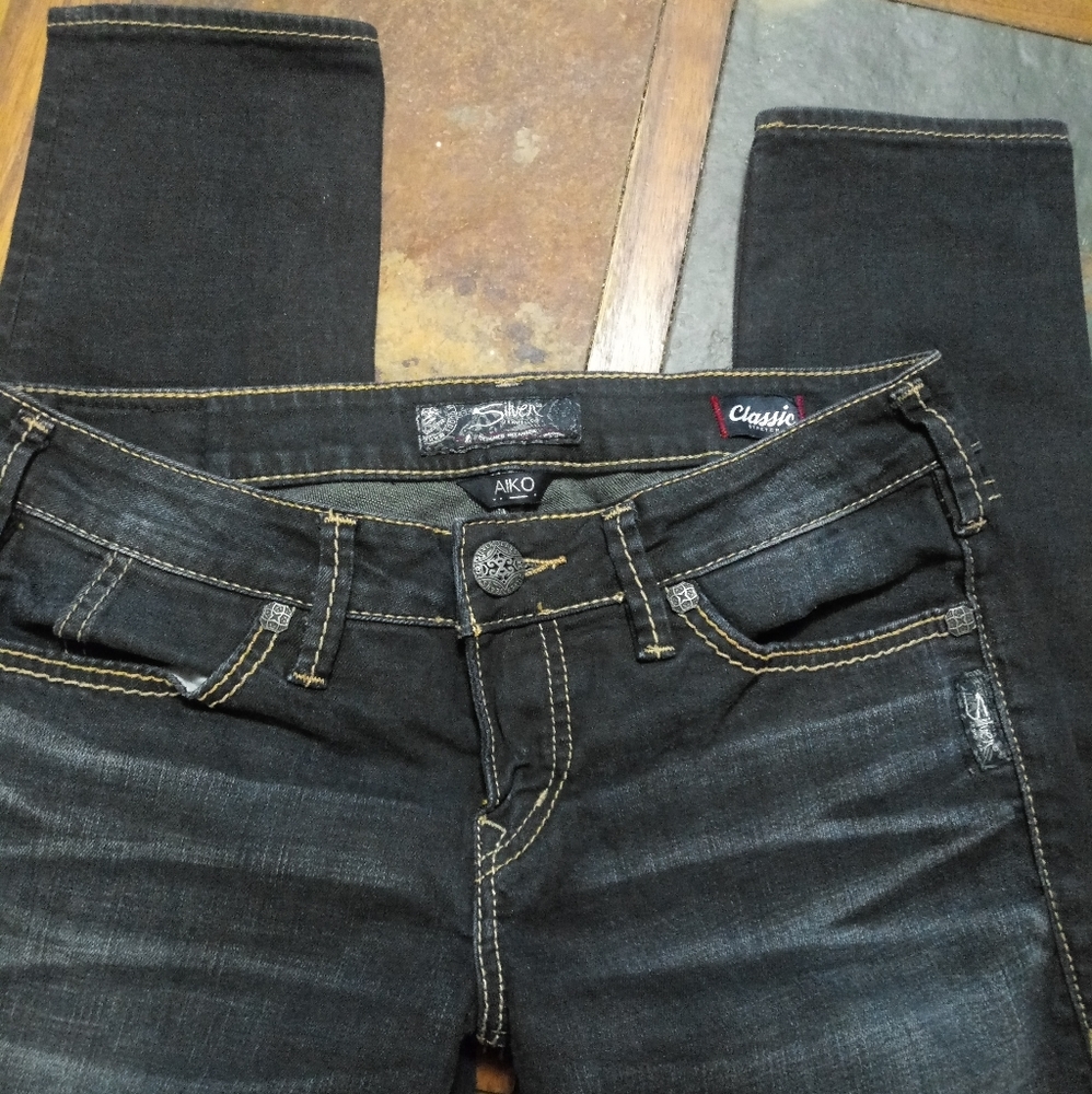 Silver jeans